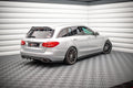 Maxton Design Street+ Seitenschweller Leisten passend für Mercedes-Benz C W205 schwarz Hochglanz