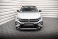 Maxton Design Street+ Spoilerlippe Front Ansatz passend für VW Taigo R-Line Mk1 schwarz Hochglanz