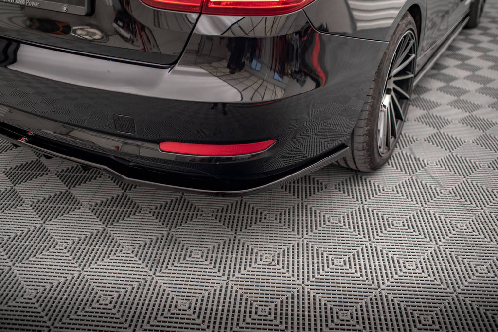 Maxton Design Street+ Mittlerer Diffusor RACE passend für BMW 3er GT F34 schwarz Hochglanz