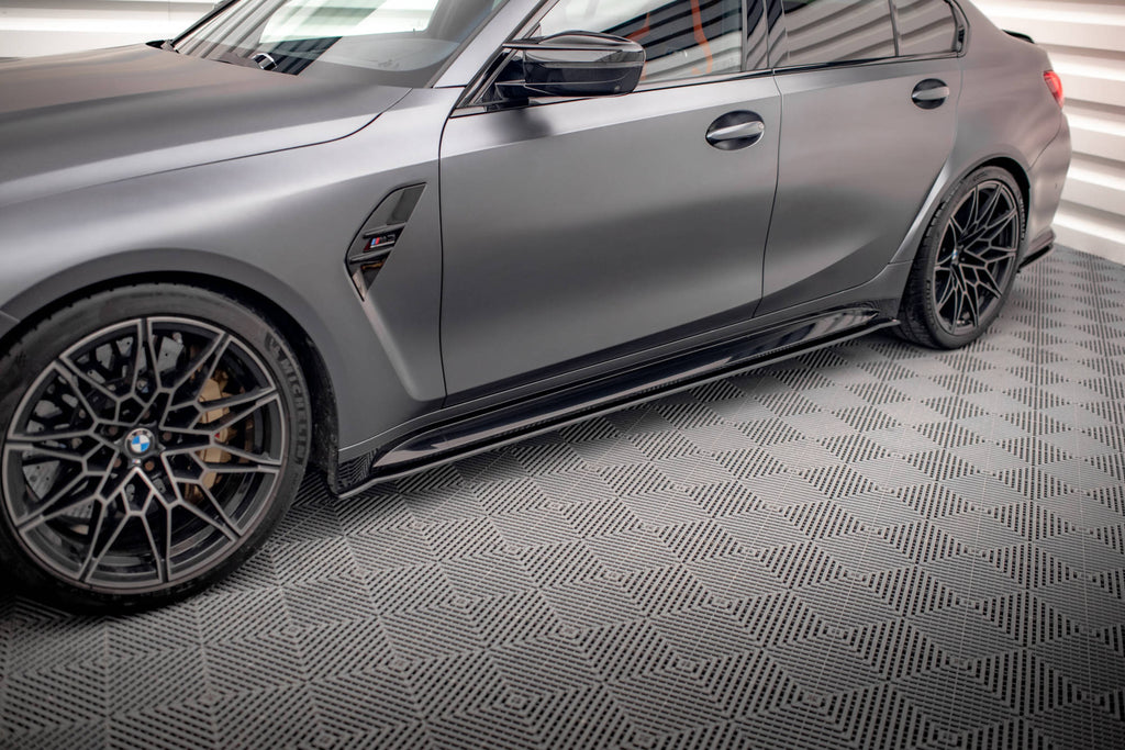 Maxton Design Street Pro Street+ Seitenschweller Leisten passend für BMW M3 Limousine / Touring G80 / G81
