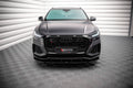 Maxton Design Street+ Spoilerlippe Front Ansatz V.1 passend für Audi RSQ8 Mk1 schwarz Hochglanz
