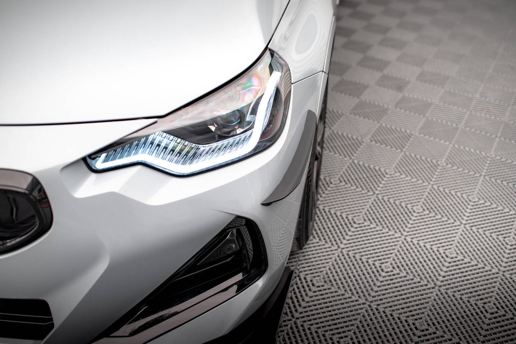 Maxton Design Stoßstangen Flaps Wings vorne Canards passend für BMW 2 Coupe M-Paket / M240i G42
