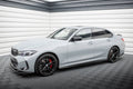 Maxton Design Street+ Seitenschweller Leisten passend für BMW 3er M340i / M-Paket G20 / G21 Facelift schwarz Hochglanz