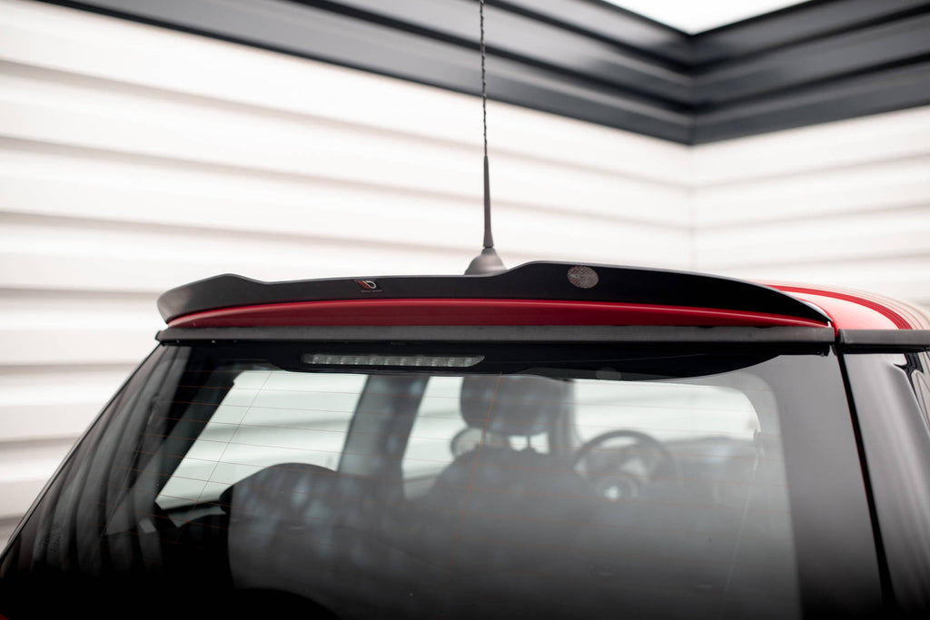 Maxton Design Spoiler CAP passend für Mini One R56 schwarz Hochglanz