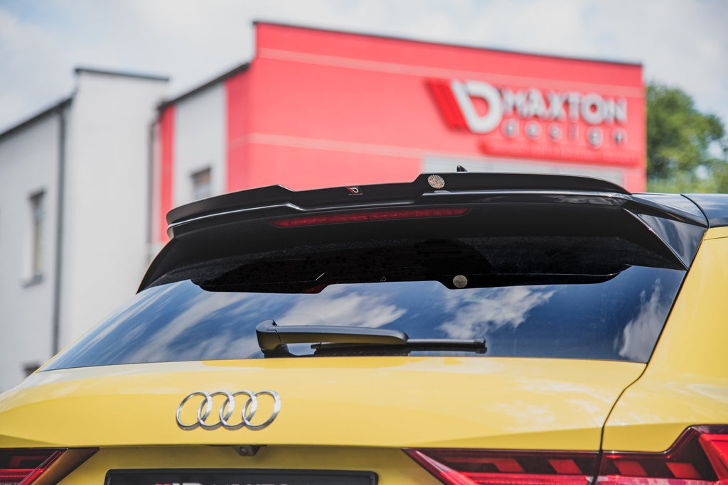 Maxton Design Spoiler CAP passend für Audi A1 S-Line GB schwarz Hochglanz
