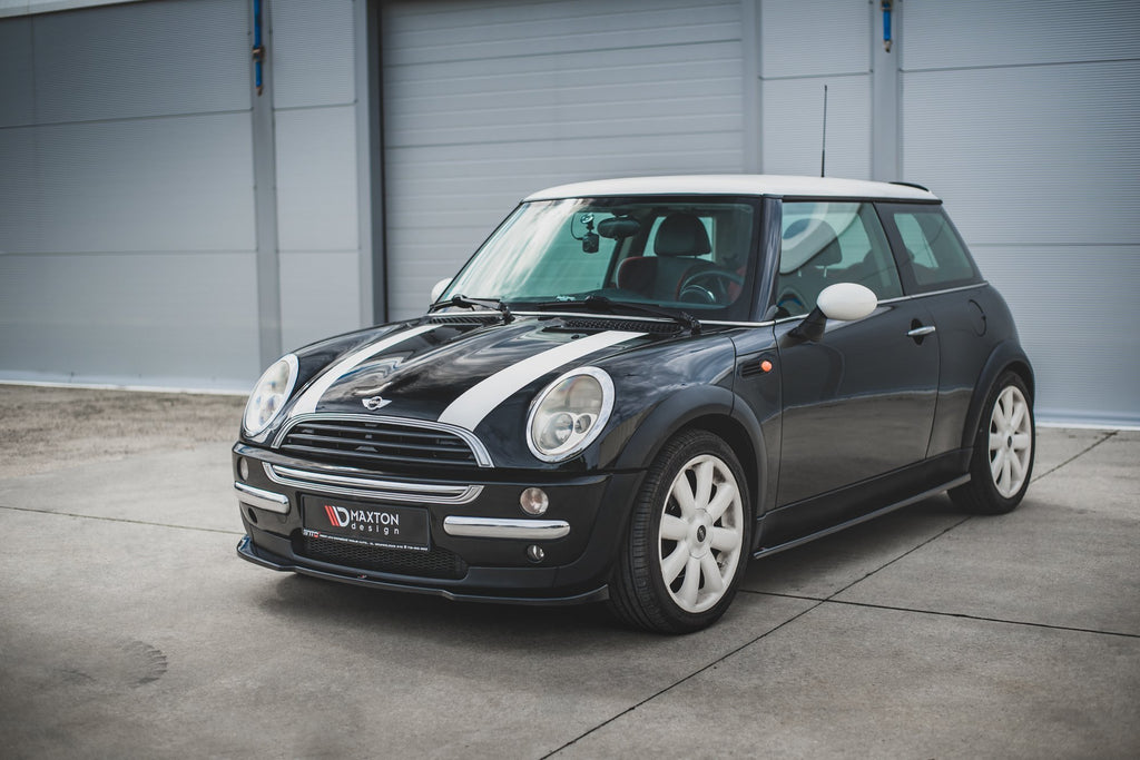 Maxton Design Street+ Seitenschweller Leisten passend für Mini Cooper / One R50 schwarz Hochglanz
