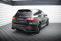 Maxton Design Street+ Mittlerer Diffusor RACE passend für V.1 Mercedes-AMG GLC 63 SUV X253 schwarz Hochglanz