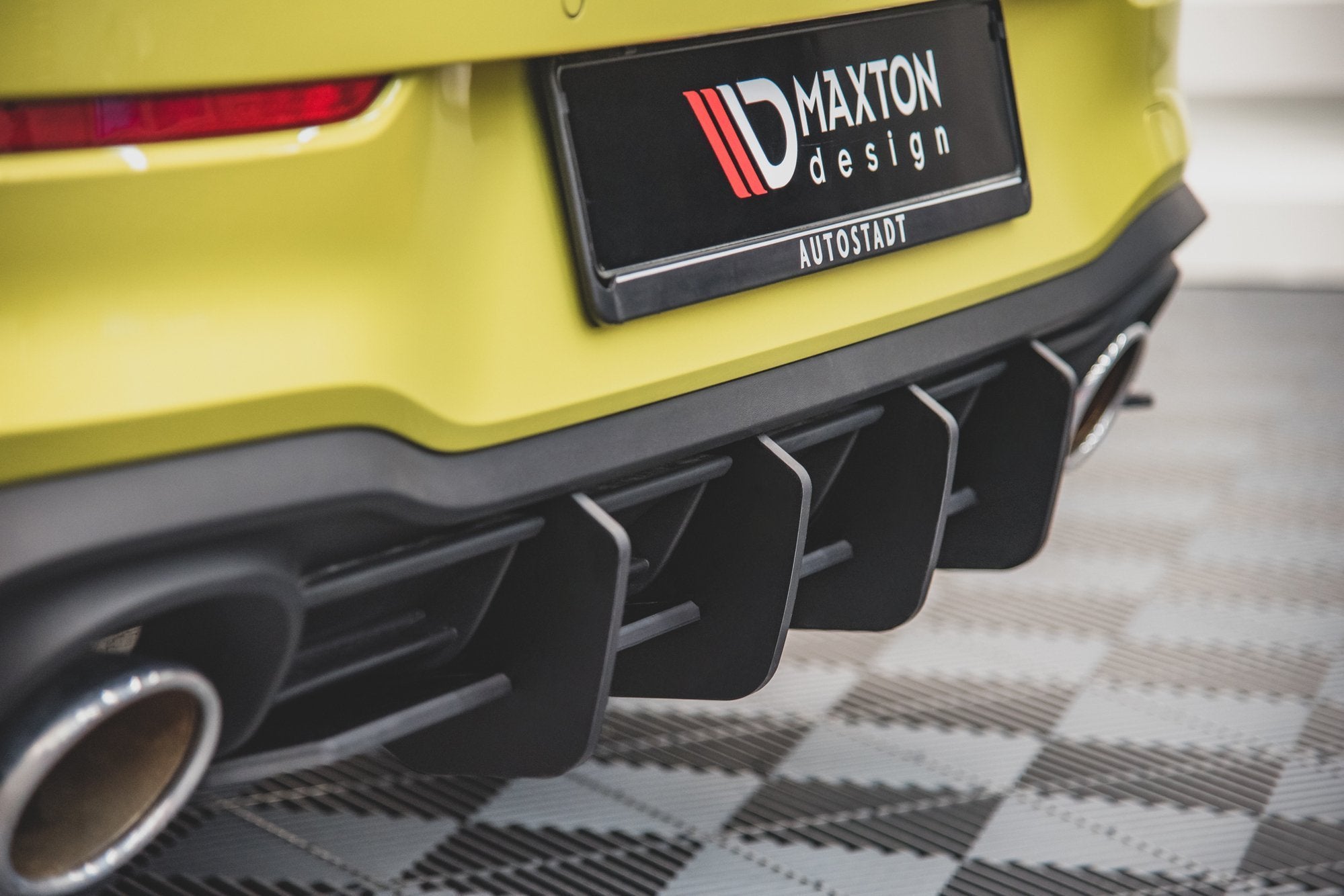 Maxton Design Street Pro Heckschürze V.1 passend für VW Golf GTI Clubsport Mk8
