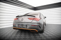 Maxton Design Spoiler CAP V.1 passend für Mercedes-Benz CLA Coupe C118 schwarz Hochglanz