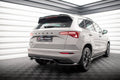 Maxton Design Street+ Mittlerer Diffusor RACE passend für Skoda Karoq Sportline Mk1 Facelift schwarz Hochglanz