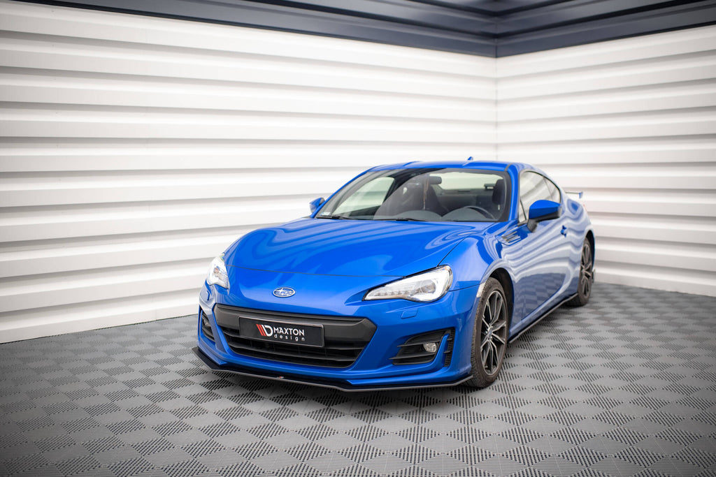 Maxton Design Street Pro Street+ Spoilerlippe Front Ansatz passend für Subaru BRZ Mk1 Facelift