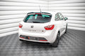 Maxton Design Heck Ansatz Flaps Diffusor passend für Seat Ibiza FR SC Mk4 Facelift schwarz Hochglanz