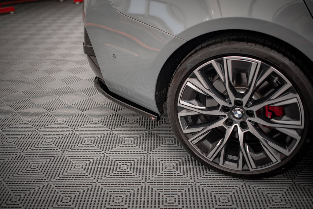 Maxton Design Heck Ansatz Flaps Diffusor V.1 passend für BMW 4er Gran Coupe M-Paket G26 schwarz Hochglanz