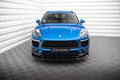 Maxton Design Street+ Spoilerlippe Front Ansatz V.1 passend für Porsche Macan Mk1 schwarz Hochglanz