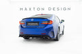 Maxton Design Heck Ansatz Flaps Diffusor passend für Lexus Rc Mk1 schwarz Hochglanz
