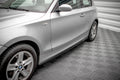 Maxton Design Street+ Seitenschweller Leisten V.2 passend für BMW 1er E81 Facelift schwarz Hochglanz