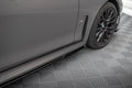 Maxton Design Street+ Seitenschweller Leisten passend für V.1 passend für BMW 7 M-Paket G11 schwarz Hochglanz