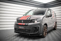 Maxton Design Street+ Spoilerlippe Front Ansatz passend für Peugeot Partner Mk3 schwarz Hochglanz