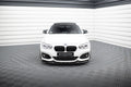 Maxton Design Street+ Spoilerlippe Front Ansatz V.5 passend für BMW 1er M-Paket / M140i F20 Facelift schwarz Hochglanz