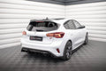 Maxton Design Heck Ansatz Flaps Diffusor V.1 passend für Ford Focus ST Mk4 schwarz Hochglanz