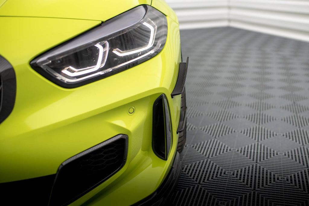 Maxton Design Carbon Fiber Front Bumper Wings (Canards) Prepreg BMW 1er M-Paket / M135i / 128ti F40 für BMW 1er F40