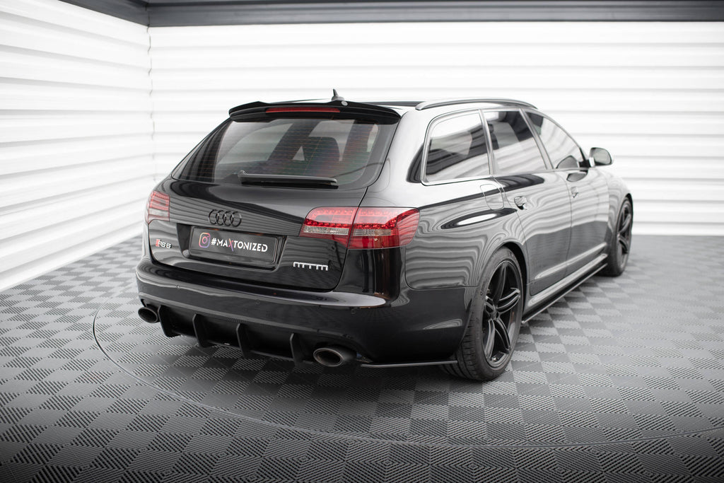 Maxton Design Street Pro Heck Ansatz Flaps Diffusor passend für Audi RS6 Avant C6