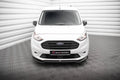 Maxton Design Street+ Spoilerlippe Front Ansatz V.1 passend für Ford Transit Connect Mk2 Facelift schwarz Hochglanz