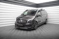 Maxton Design Street+ Spoilerlippe Front Ansatz V.1 passend für Mercedes-Benz V-Klasse W447 Facelift schwarz Hochglanz