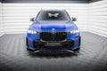 Maxton Design Street+ Spoilerlippe Front Ansatz V.2 passend für BMW X5 M-Paket G05 Facelift schwarz Hochglanz