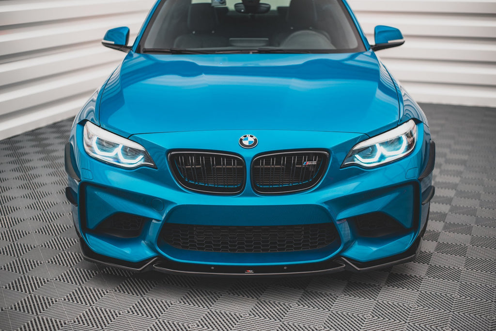 Maxton Design Stoßstangen Flaps Wings vorne Canards passend für BMW M2 F87