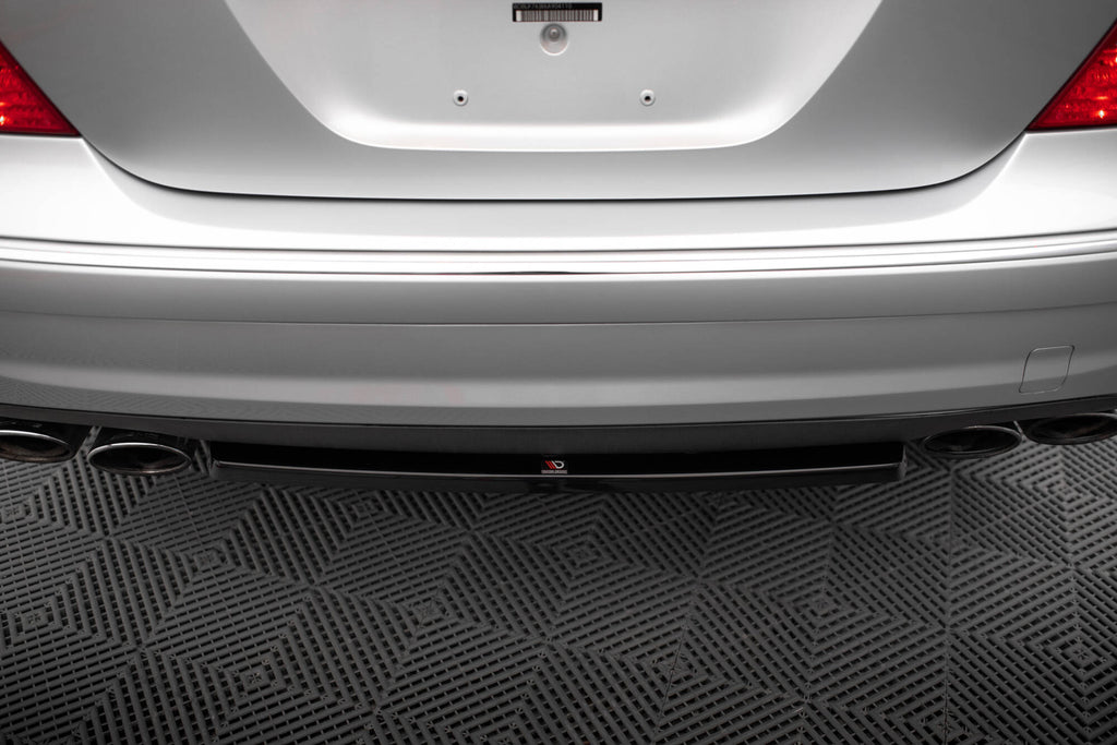 Maxton Design Heckansatz Mercedes-Benz E 55 AMG W211 schwarz Hochglanz für Mercedes-Benz E Klasse W211