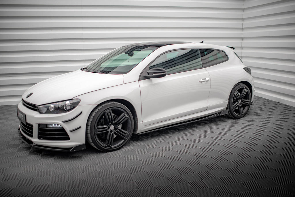 Maxton Design Street+ Seitenschweller Leisten V.2 passend für + Flaps passend für VW Scirocco R Mk3 / Mk3 Facelift
