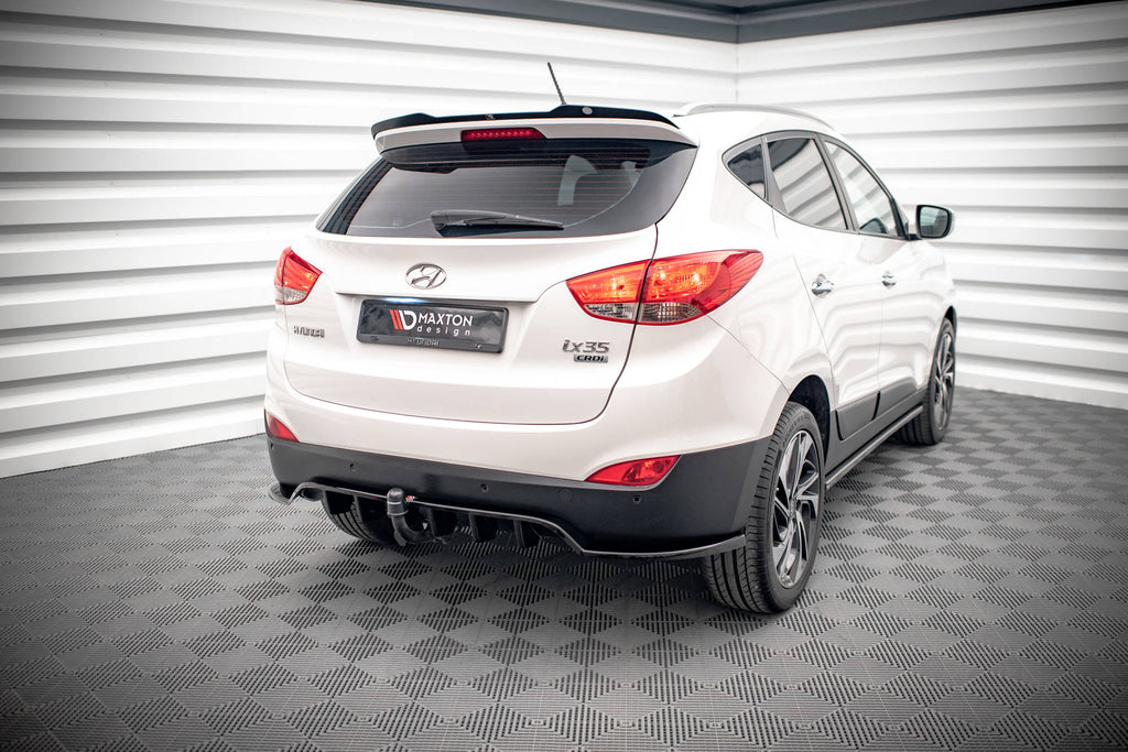 Maxton Design Spoiler CAP passend für Hyundai ix35 Mk1 schwarz Hochglanz