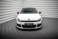 Maxton Design Street+ Spoilerlippe Front Ansatz V.3 + Flaps passend für VW Scirocco R Mk3