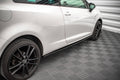 Maxton Design Street+ Seitenschweller Leisten passend für Seat Ibiza FR SC Mk4 Facelift schwarz Hochglanz