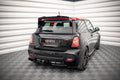 Maxton Design Heck Ansatz Flaps Diffusor V.2 passend für Mini Cooper John Cooper Works R56 schwarz Hochglanz