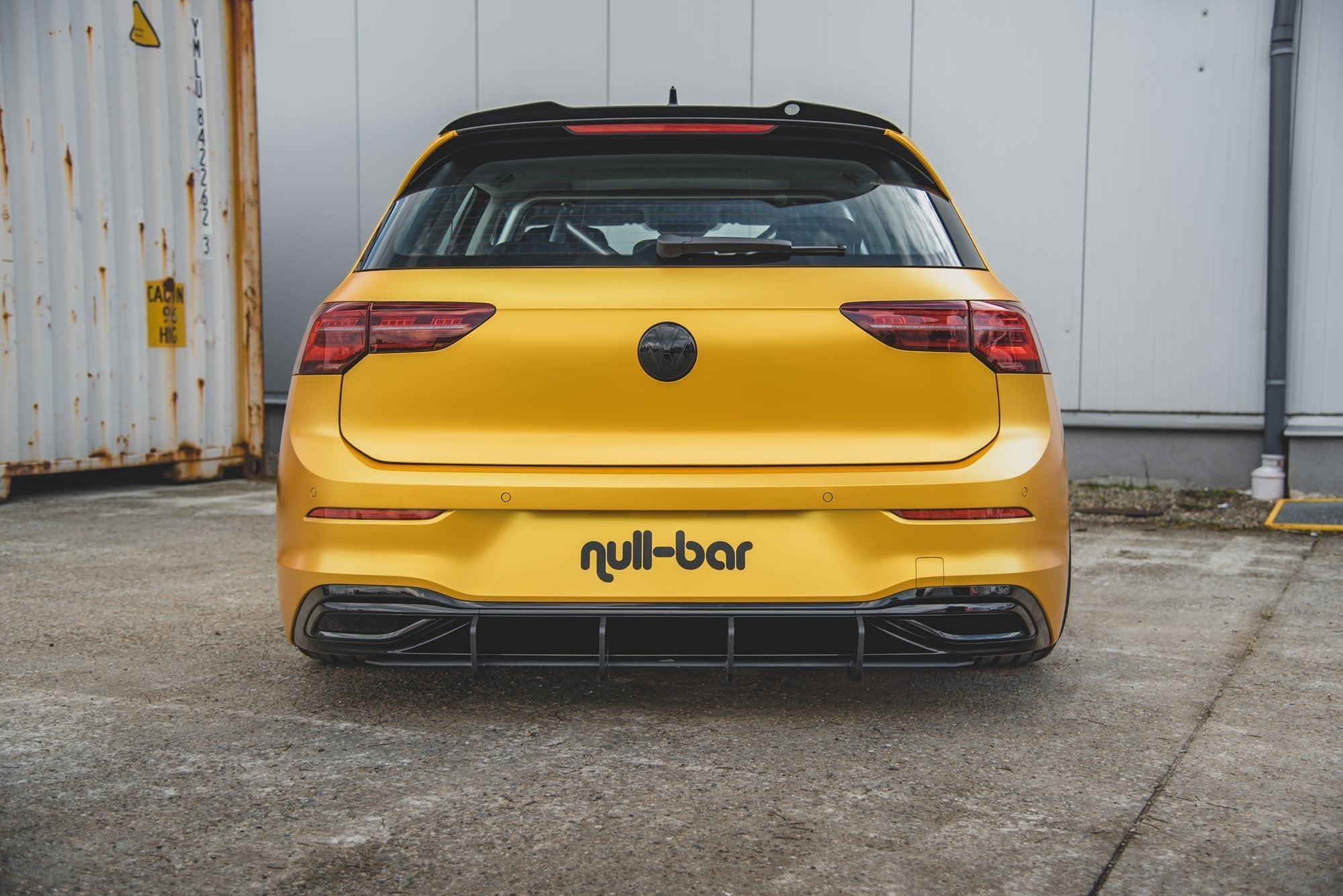 Maxton Design Robuste Racing Heckschürze V.2 passend für VW Golf Hatchback Mk8 / Mk8 Facelift