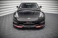 Maxton Design Street+ Spoilerlippe Front Ansatz V.1 passend für Nissan 370Z Nismo Facelift schwarz Hochglanz
