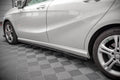 Maxton Design Street+ Seitenschweller Leisten V.2 passend für Mercedes-Benz A W176 schwarz Hochglanz