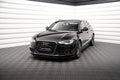 Maxton Design Street+ Spoilerlippe Front Ansatz V.3 passend für Audi A6 C7 schwarz Hochglanz