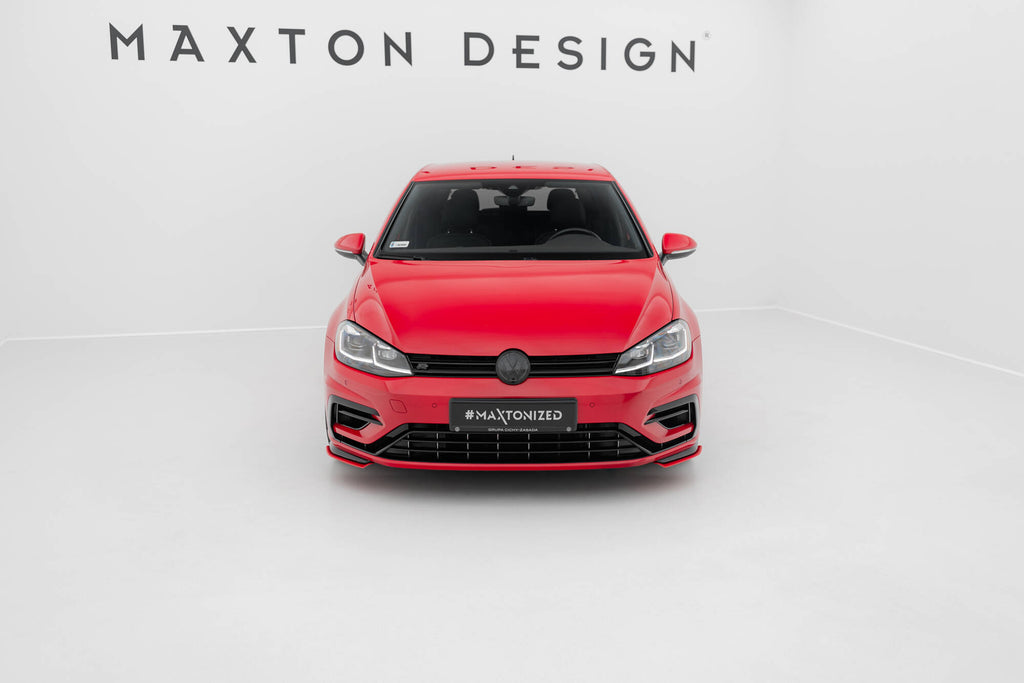 Maxton Design Front Ansatz für VW Golf R / R-Line Mk7 Facelift