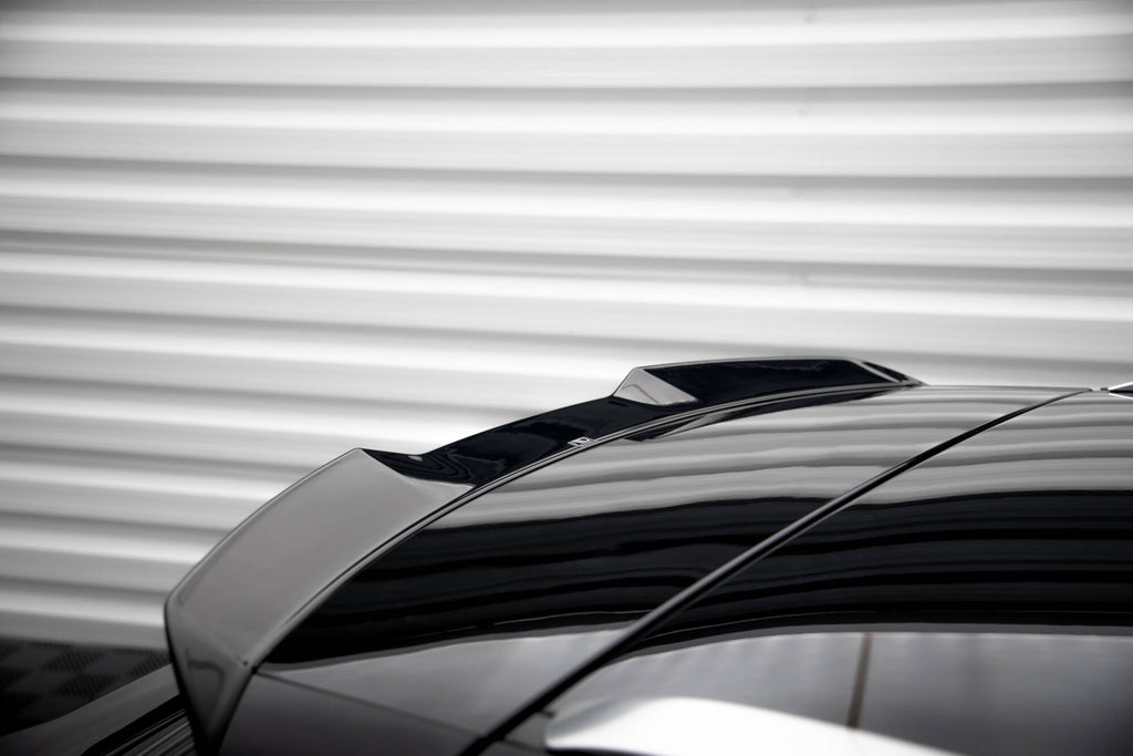 Maxton Design Höher Spoiler CAP 3D passend für Lexus RX F-Sport Mk4 Facelift schwarz Hochglanz