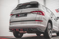 Maxton Design Diffusor Heck Ansatz passend für Skoda Kodiaq Sportline Mk1 / Mk1 Facelift schwarz Hochglanz