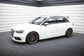 Maxton Design Street+ Seitenschweller Leisten passend für V.3 passend für Audi S3 / A3 S-Line Sportback 8V / 8V Facelift schwarz Hochglanz