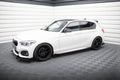 Maxton Design Street Pro Street+ Seitenschweller Leisten V.2 passend für + Flaps passend für BMW 1er F20 M135i / M140i / M-Paket schwarz Hochglanz