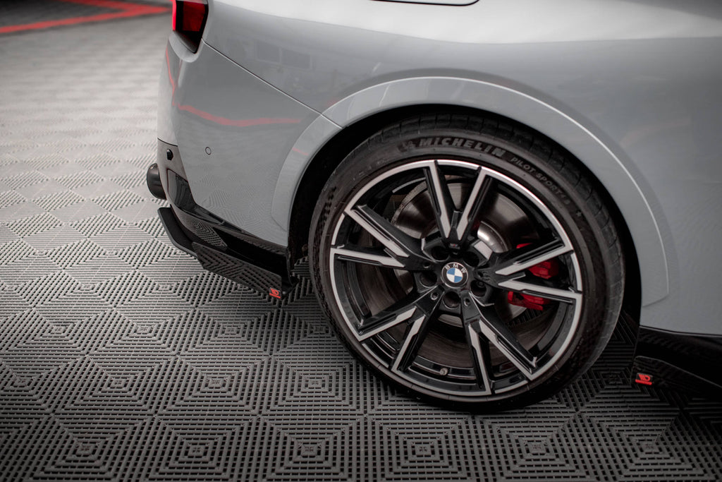 Maxton Design Street Pro Heck Ansatz Flaps Diffusor + Flaps passend für BMW 2 Coupe M240i G42 schwarz Hochglanz