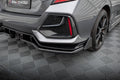 Maxton Design Heckansatz V.1 (mit einem vertikalem balken) + Flaps Honda Civic Sport Mk 10 Facelift für Honda Civic Mk10 Facelift