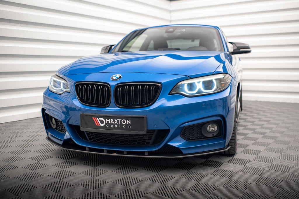 Maxton Design Street Pro Street+ Spoilerlippe Front Ansatz passend für BMW 2 M-Paket F22