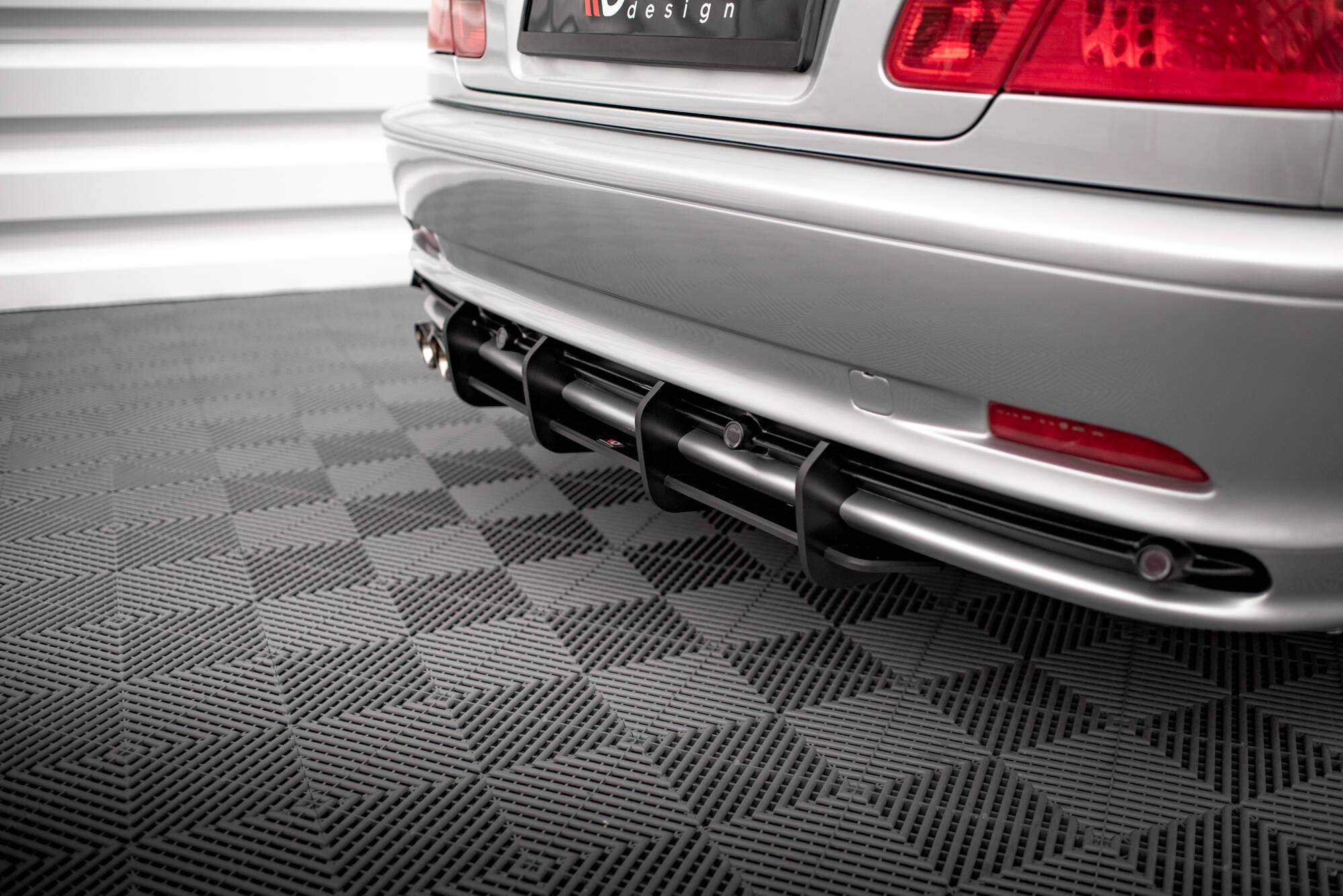 Maxton Design Street Pro Heckschürze passend für BMW 3er Coupe E46
