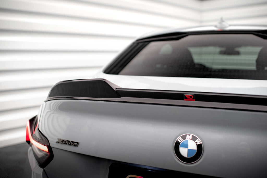 Maxton Design Spoiler CAP 3D passend für BMW 2 Coupe G42 / M2 G87 schwarz Hochglanz
